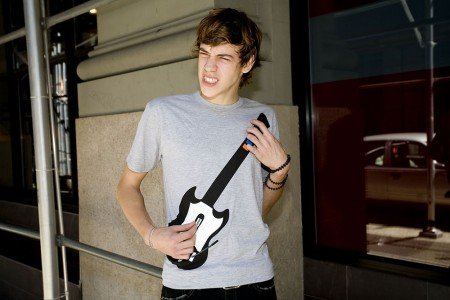 Photo of the Busted Tees Air Guitar Hero t-shirt