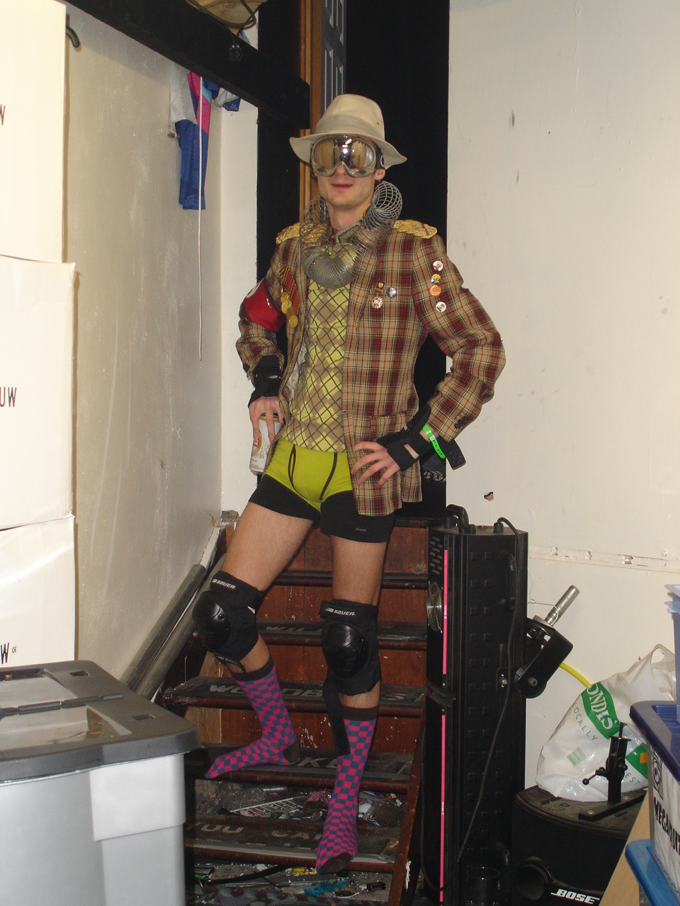 Cursor Miner aka Rob Tubb in an exciting outfit